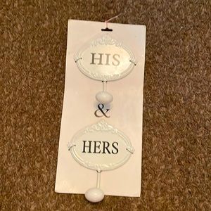 5/$20- New ‘His & Hers’ hooks